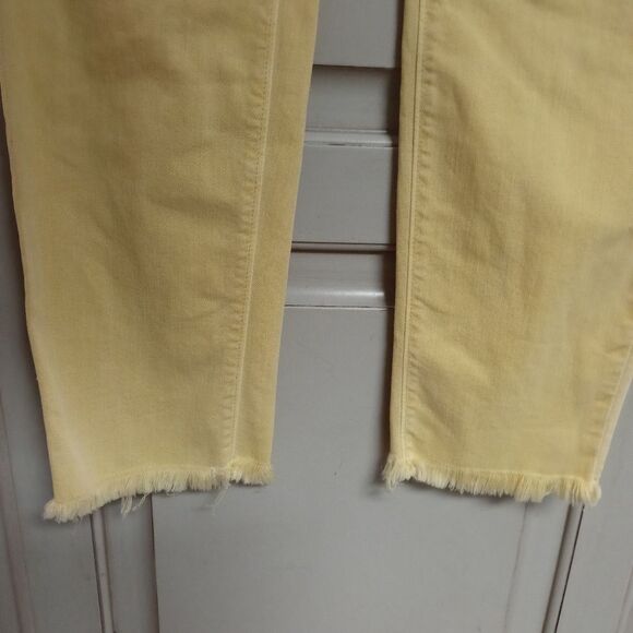 LOFT Modern Frayed Skinny Crop Jeans - Picture 4 of 9